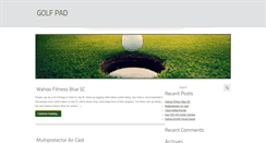 Desktop Screenshot of golfpad.com